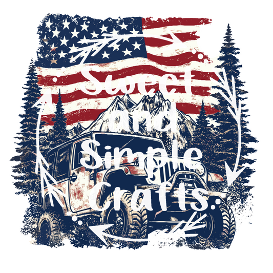America off road DTF Transfer