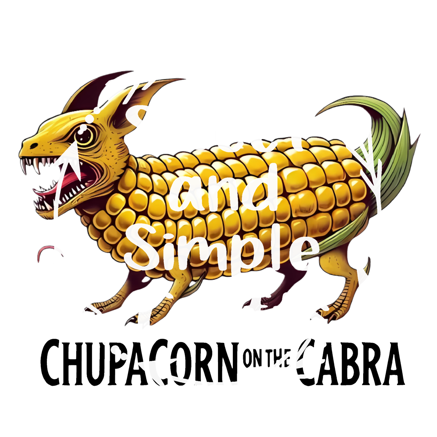 Chupa corn on the Cabra T-shirt