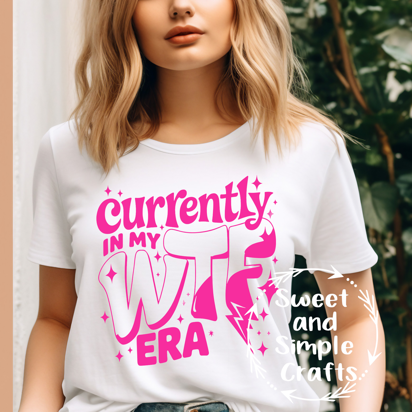 Currently in my wtf era Adult language T-shirt