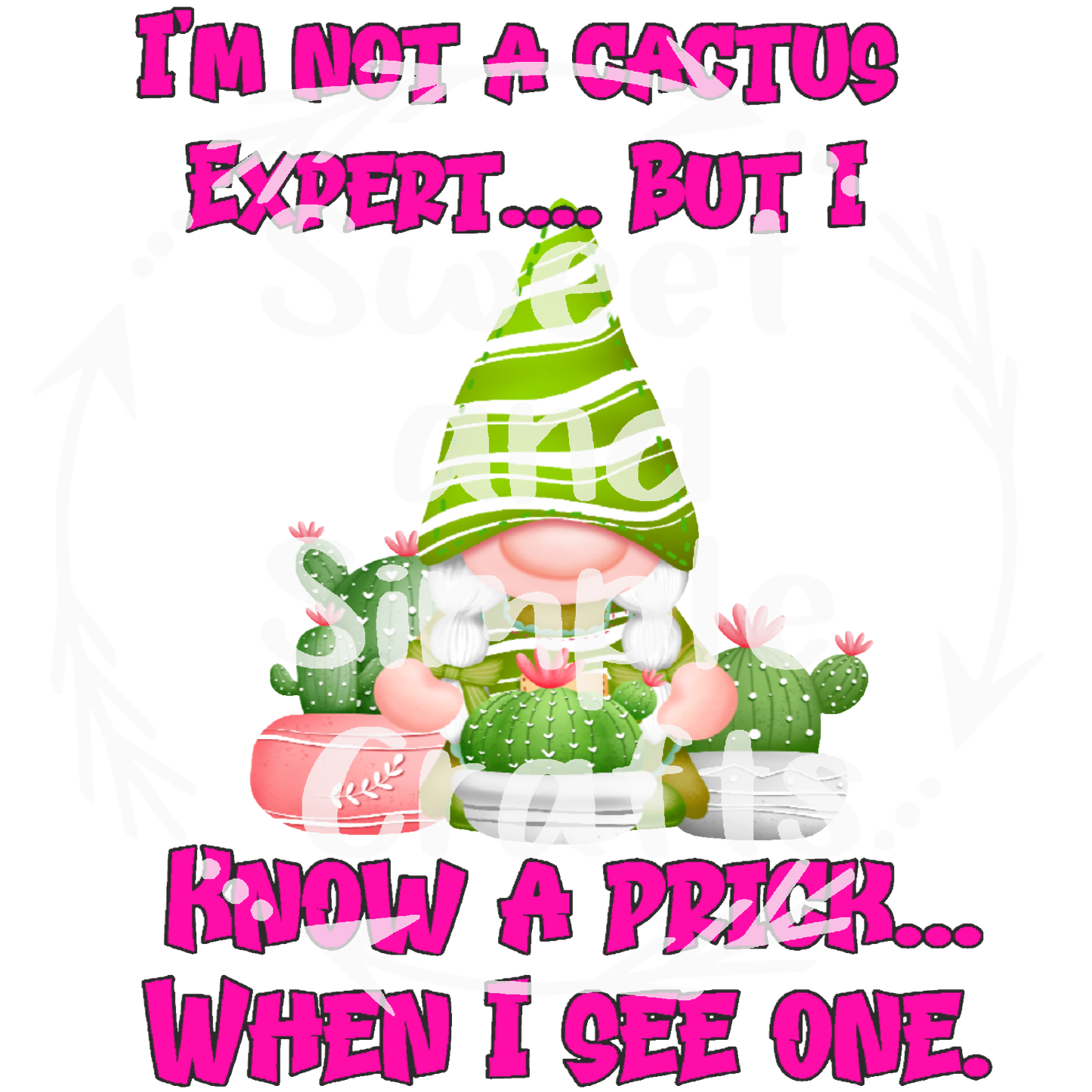 I'm not a cactus expert T-shirt