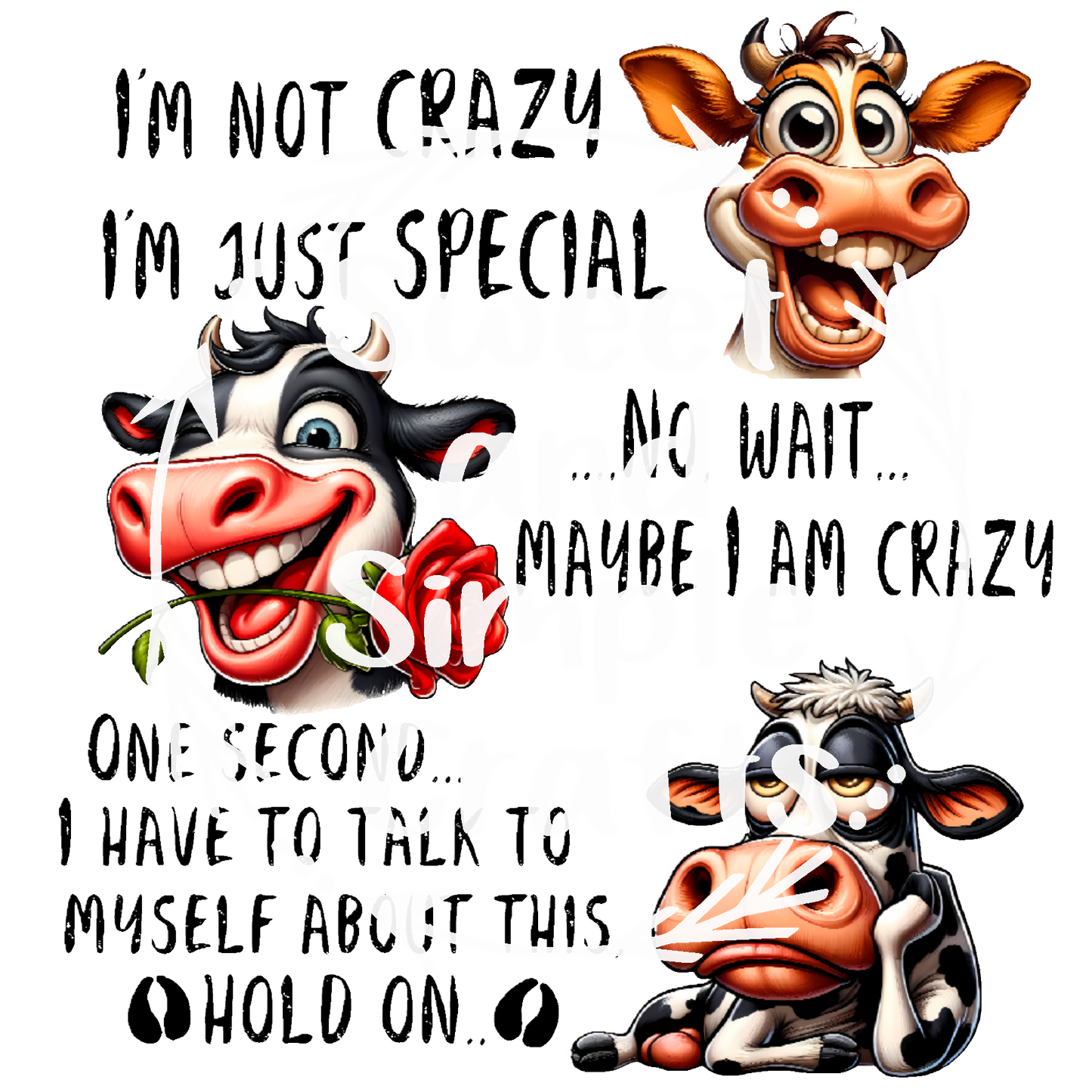I'm not crazy I'm just special T-shirt