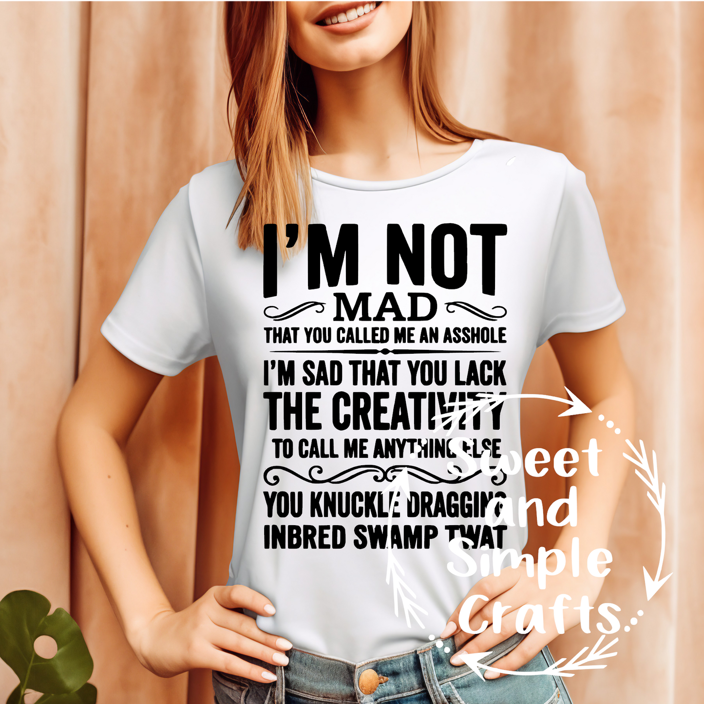 I'm not mad that you called me an Adult Language T-shirt