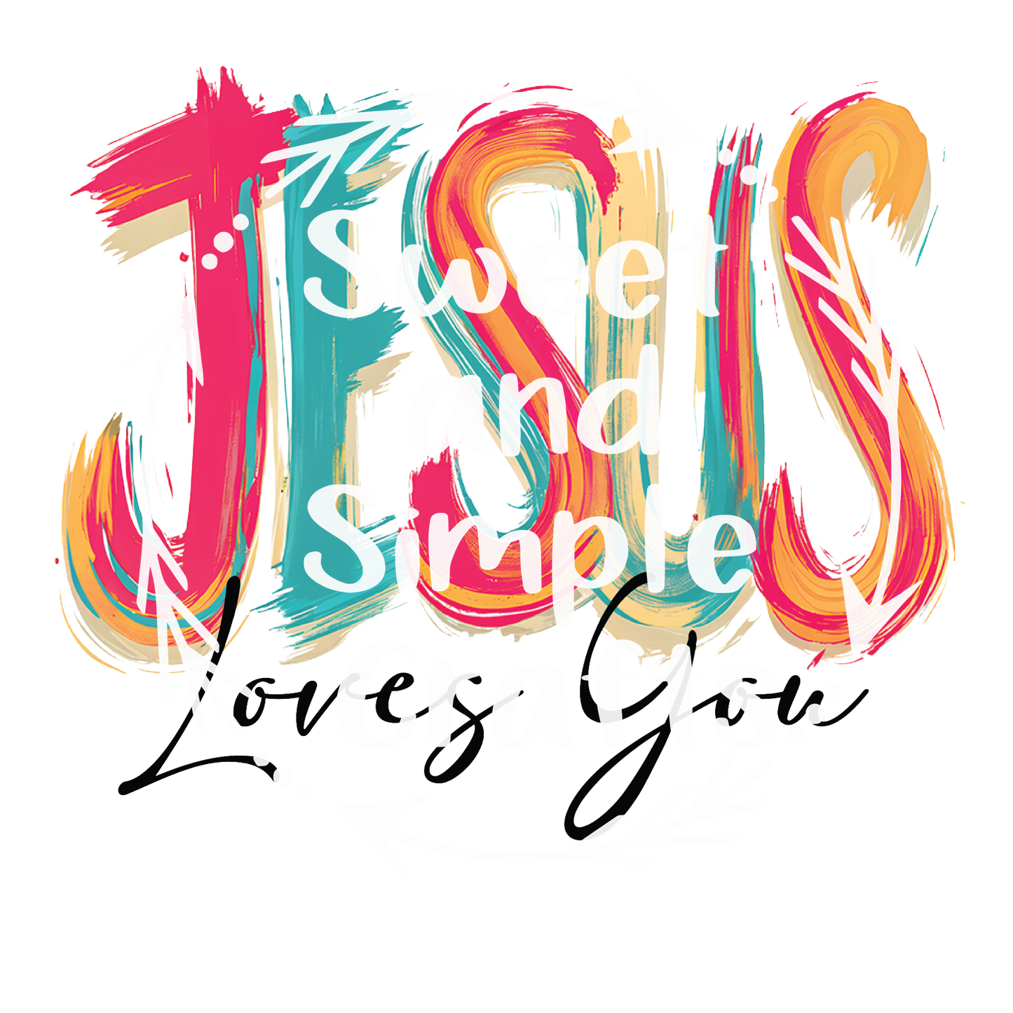 Jesus loves you faith T-shirt