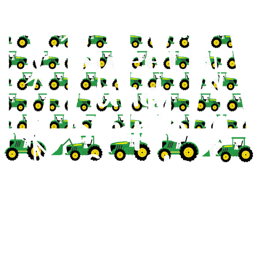 Mama with tractors DTF Transfer