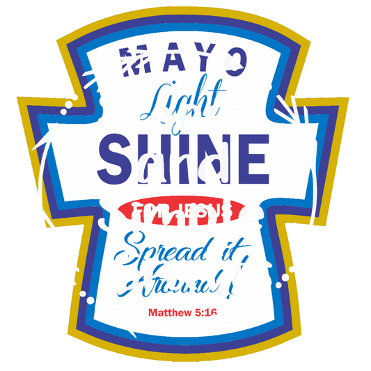 Mayo light shine DTF Transfer