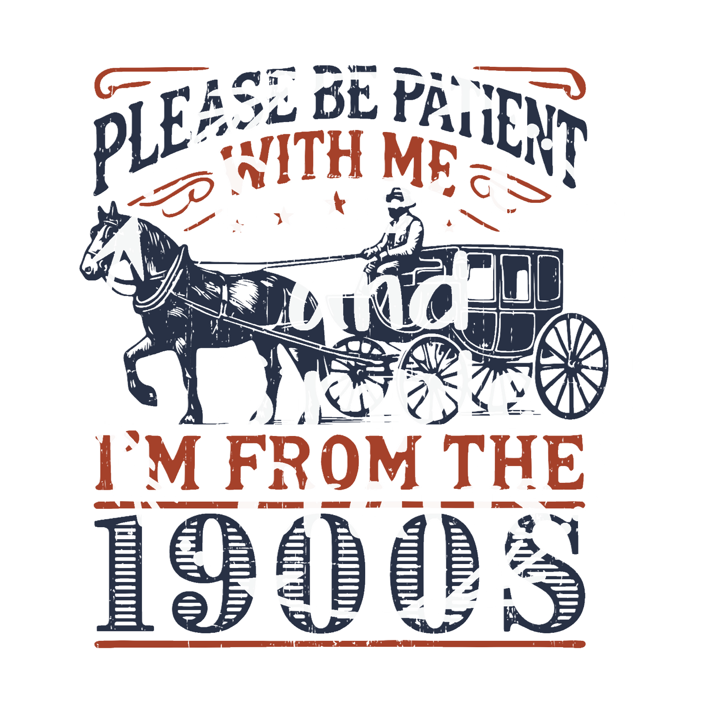 Please be patient I'm from the 1900s DTF Transfer