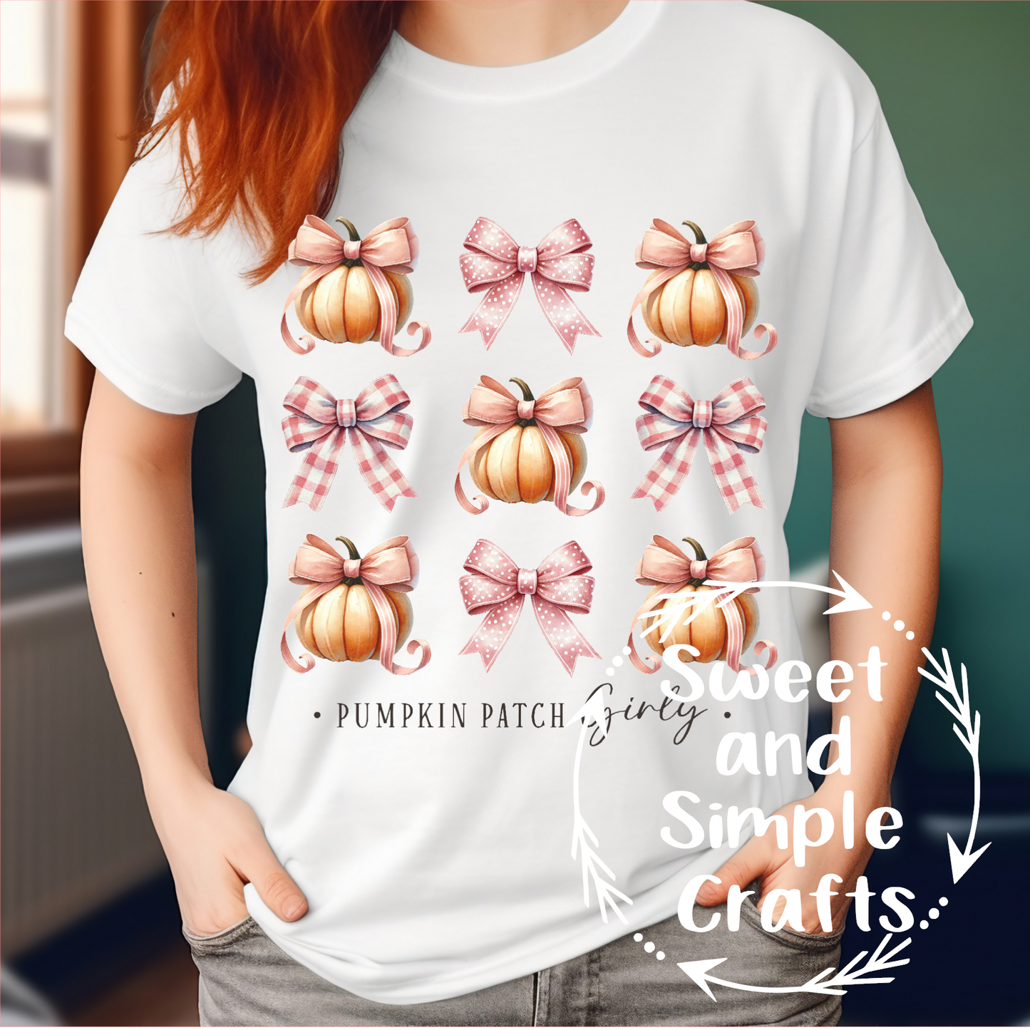 Pumpkin patch girly T-shirt