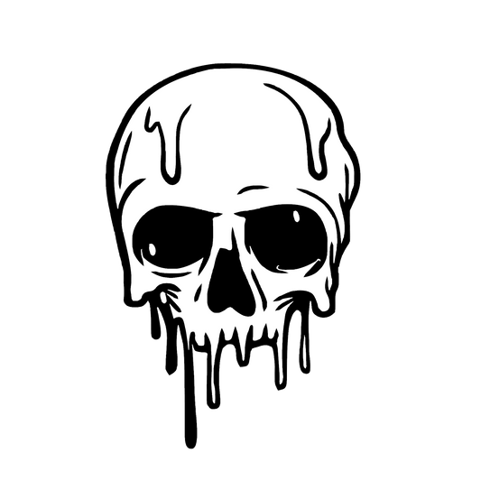 Skull dripping car freshie mold