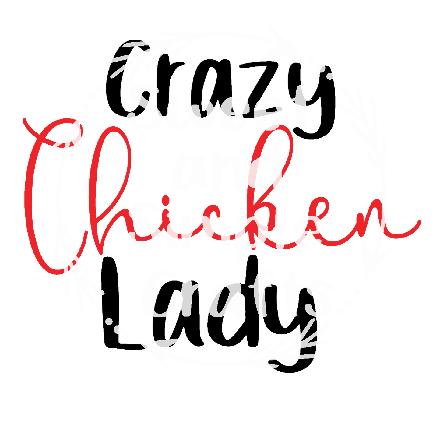 Crazy Chicken Lady T-shirt