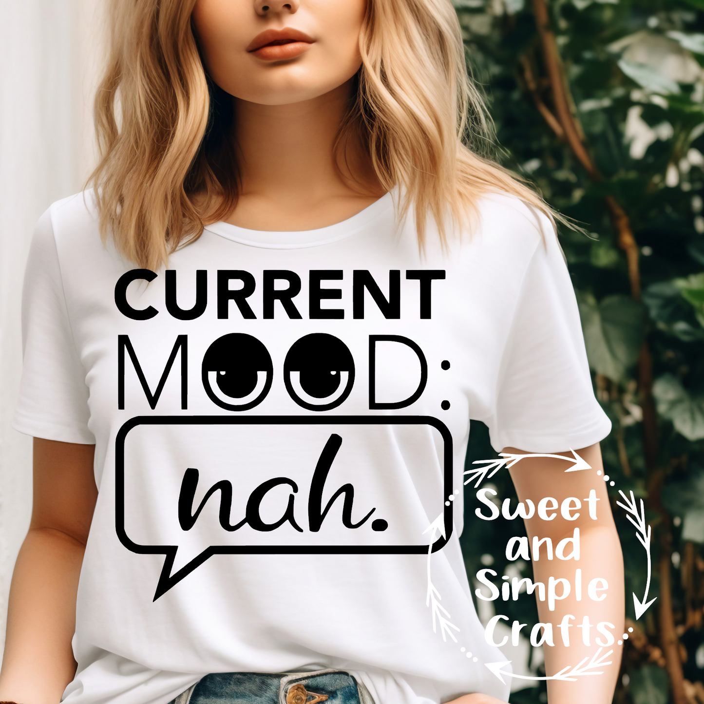 Current mood nah T-shirt