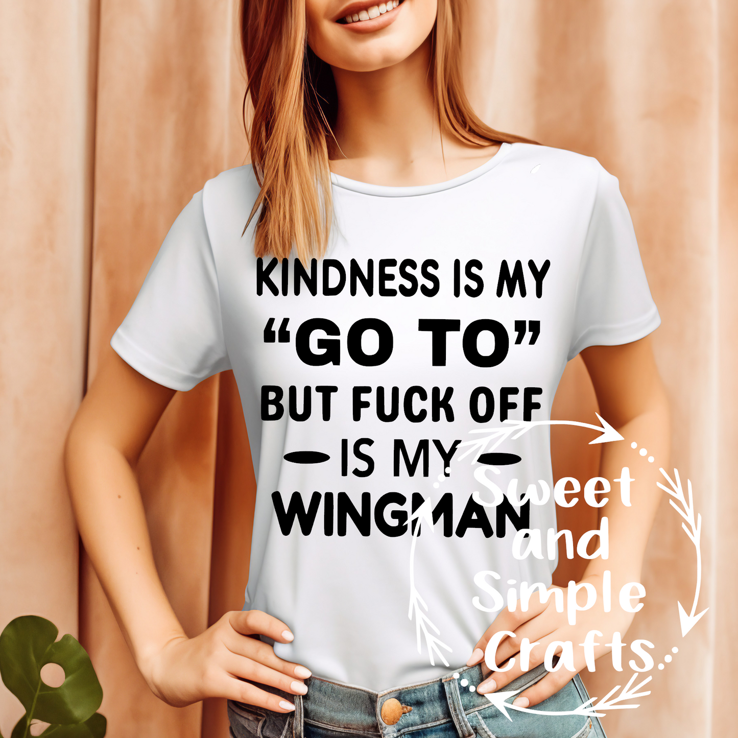 Kindness is my go to but Adult Language T-shirt