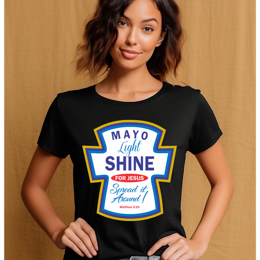 Mayo light shine T-shirt