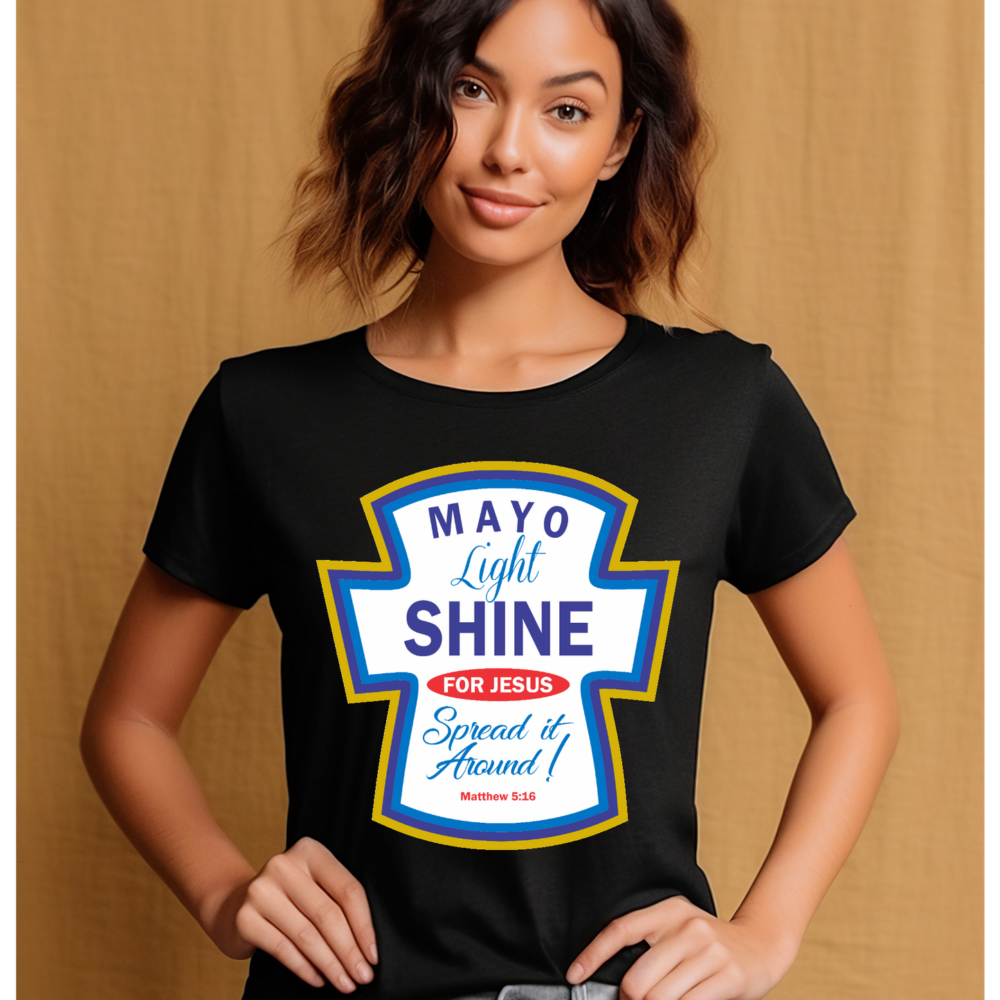 Mayo light shine DTF Transfer