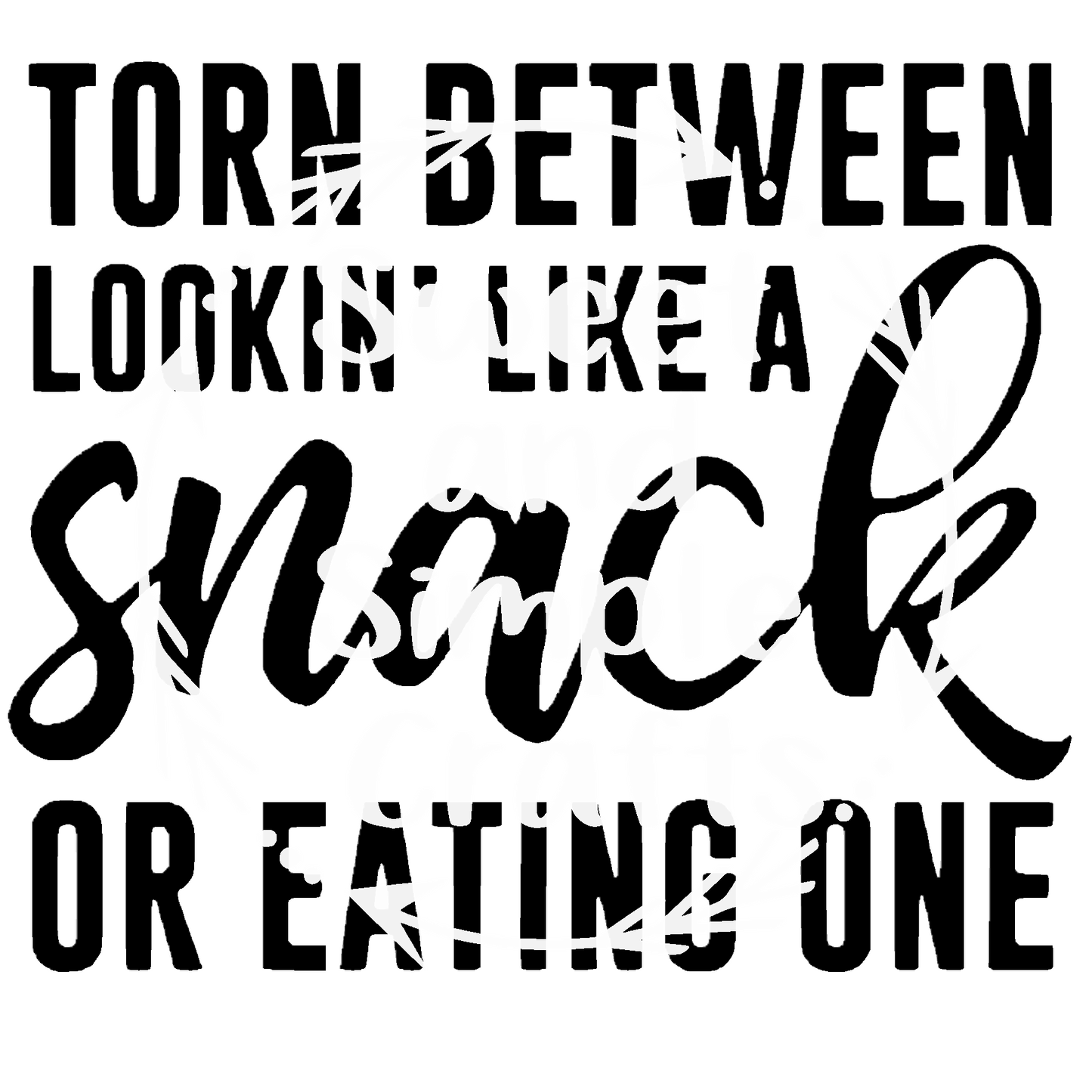 Torn between lookin like a snack and eating one T-shirt