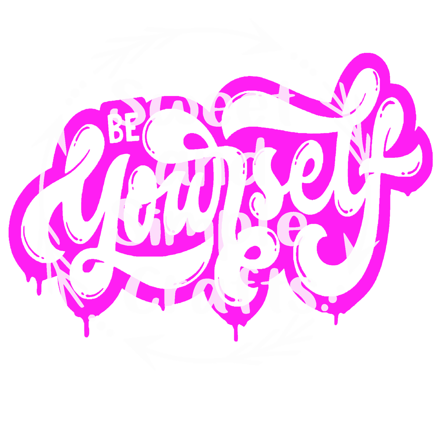 Be yourself (hot pink) T-shirt