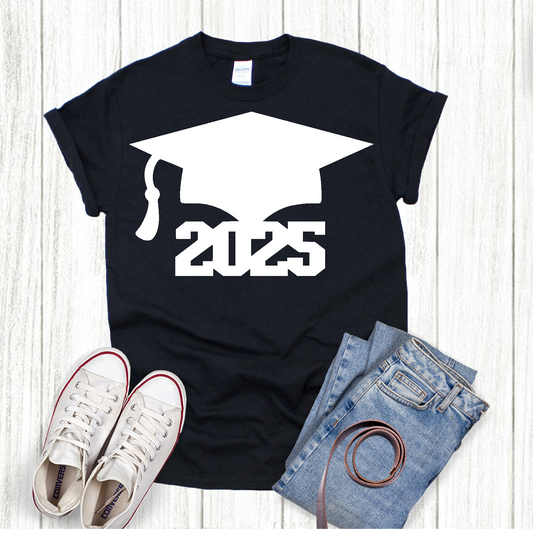 Cap with 2025 Graduation T-shirt