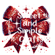 Coquette Christmas bow DTF Transfer