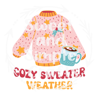 Cozy Sweater Weather DTF Transfer