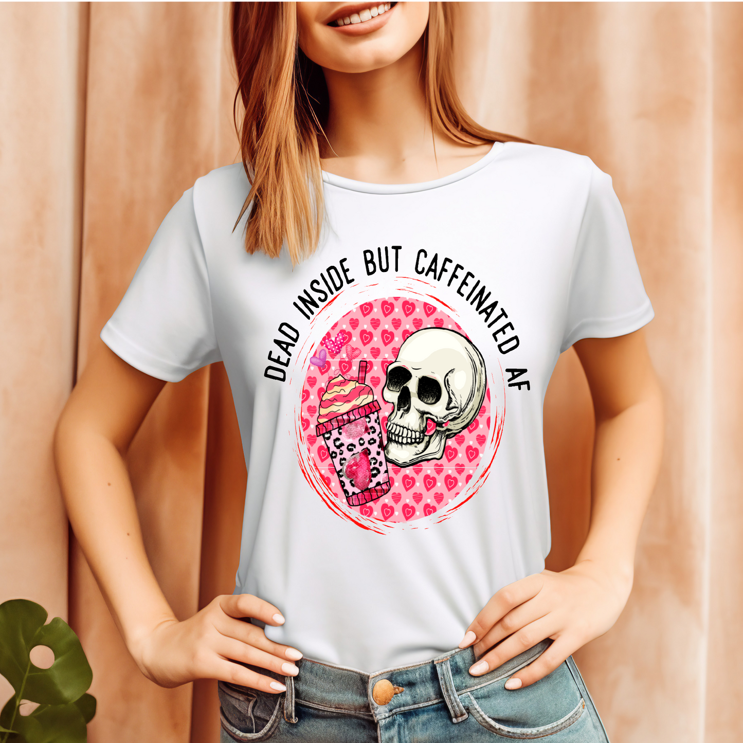 Dead inside but Caffeinated AF T-shirt