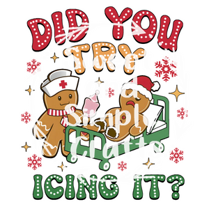 Did you try icing it T-shirt