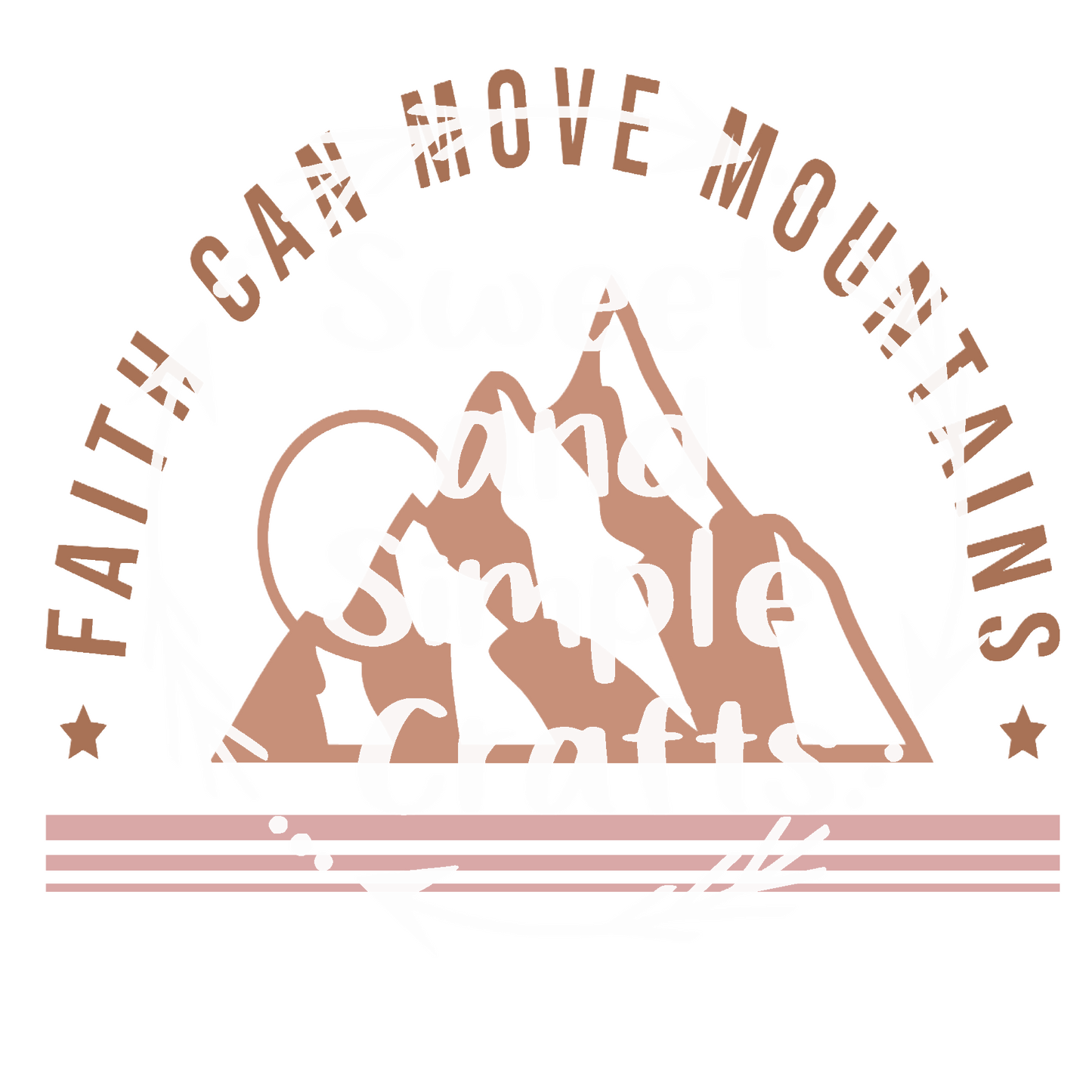 Faith can move mountains T-shirt