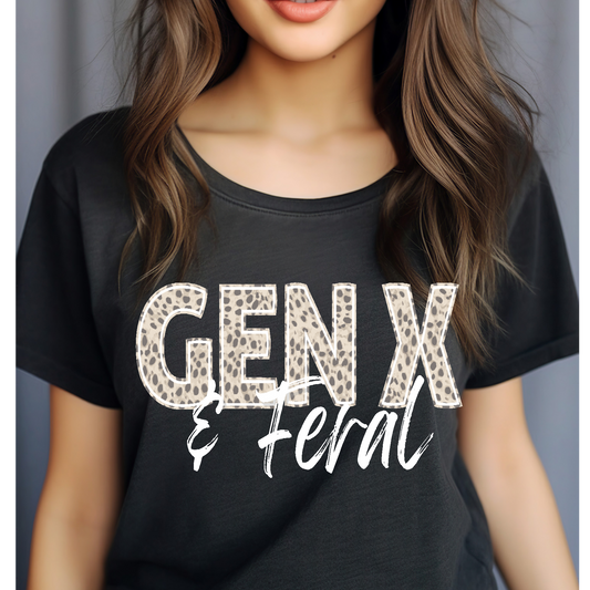 Gen X and feral T-shirt