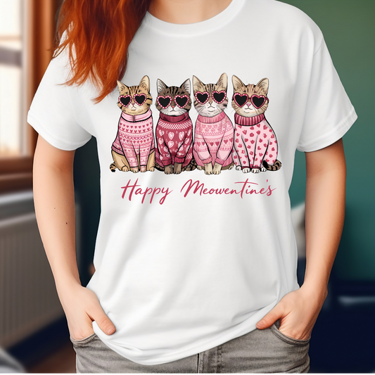 Happy Meowentines T-shirt