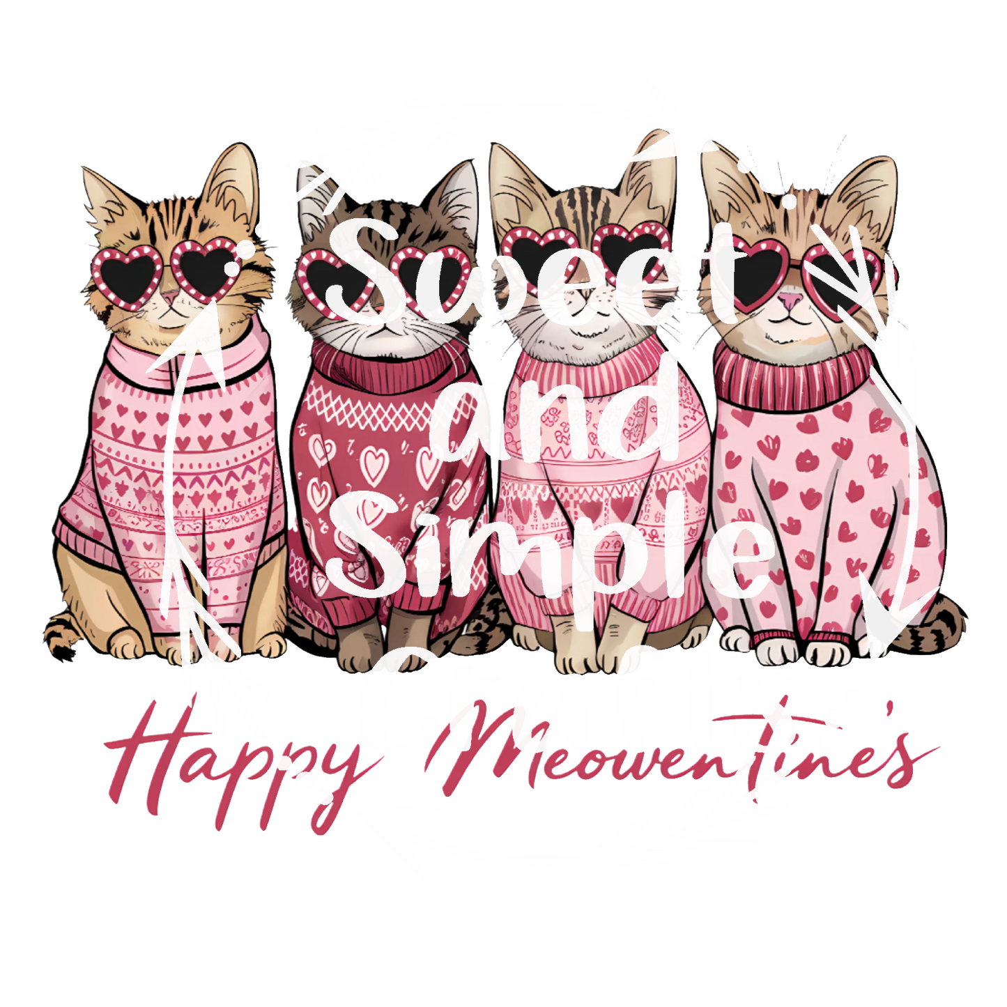 Happy Meowentines T-shirt