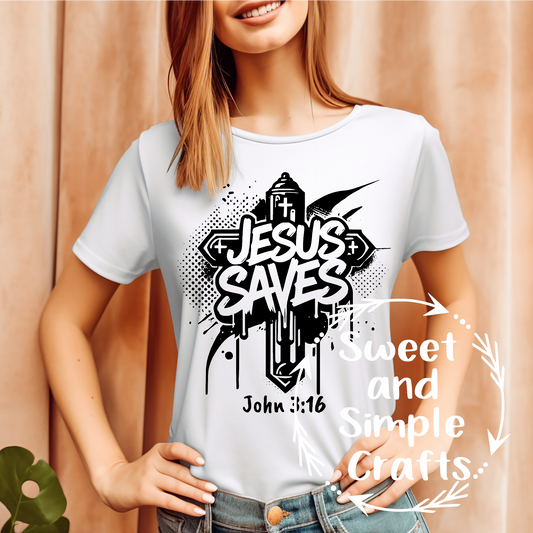 Jesus saves T-shirt