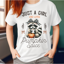 Just a girl who loves pumpkin spice DTF Transfer