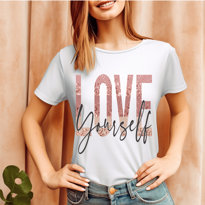 Love yourself DTF Transfer