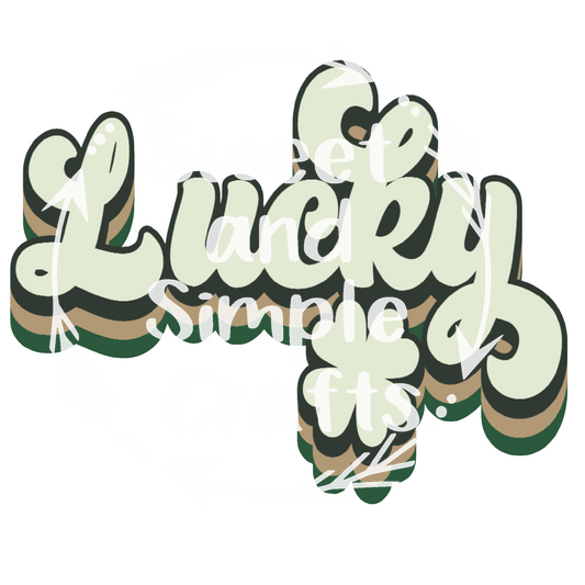 Lucky 3D DTF Transfer