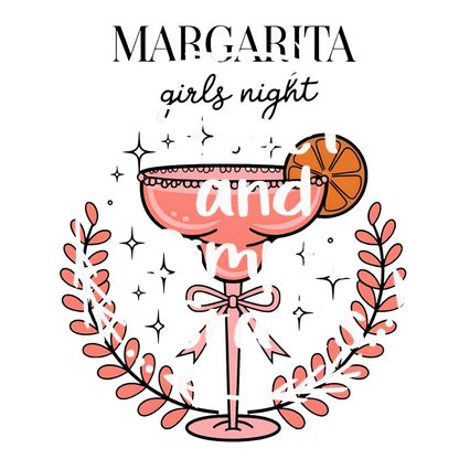 Margarita girls night DTF Transfer