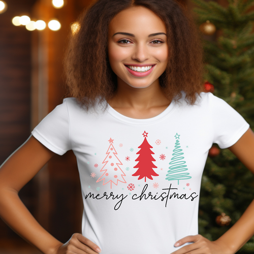 Merry Christmas Trees T-shirt