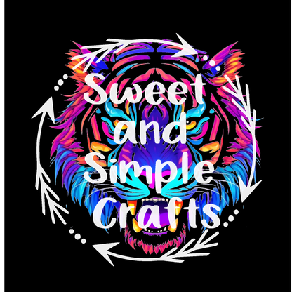 Neon Tiger Head T-shirt