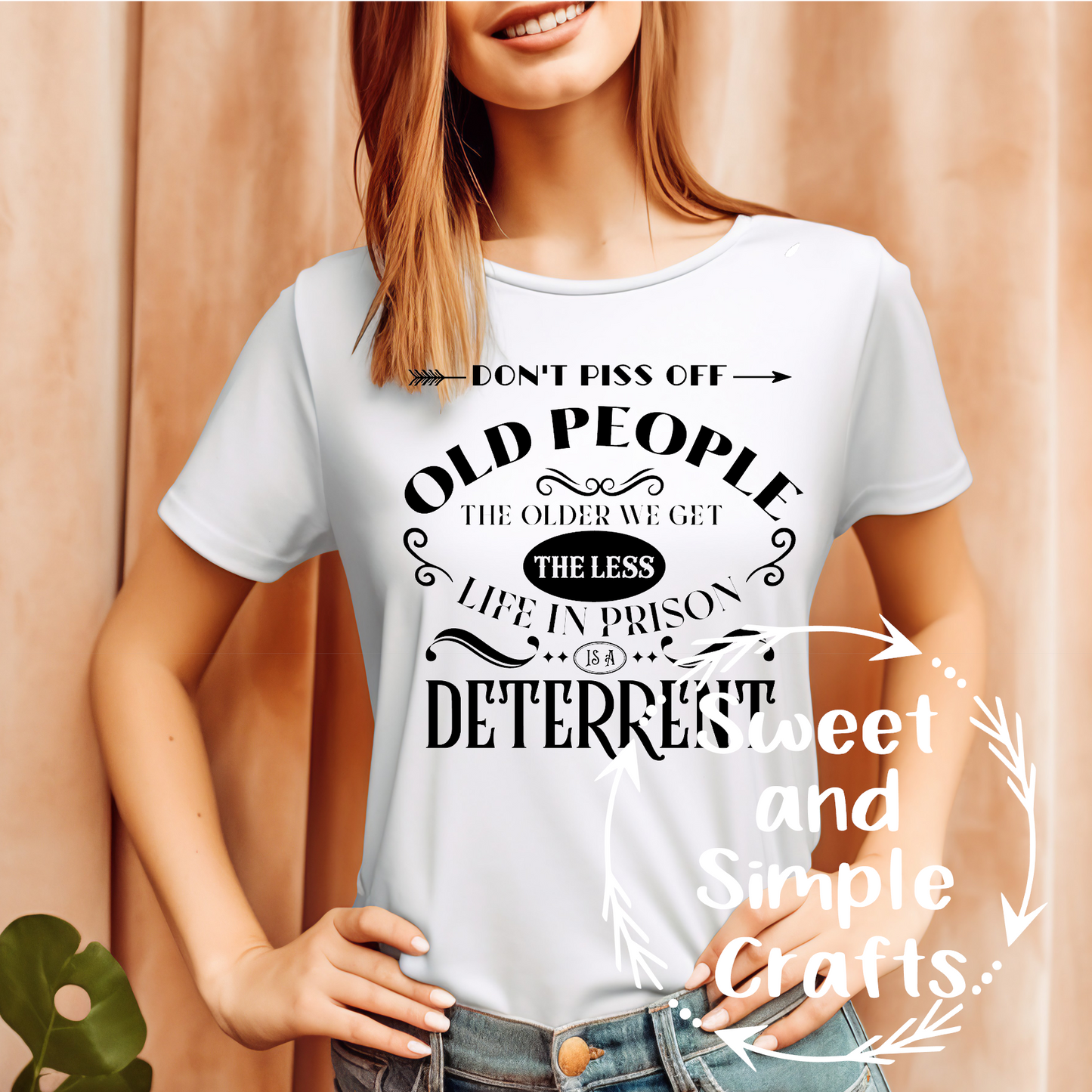 Don't piss off old people T-shirt