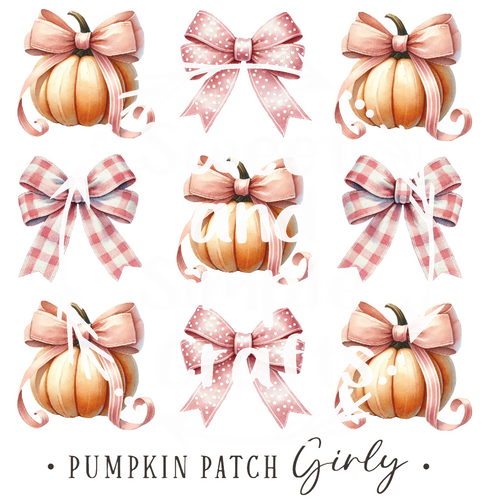 Pumpkin Patch Girly DTF Transfer