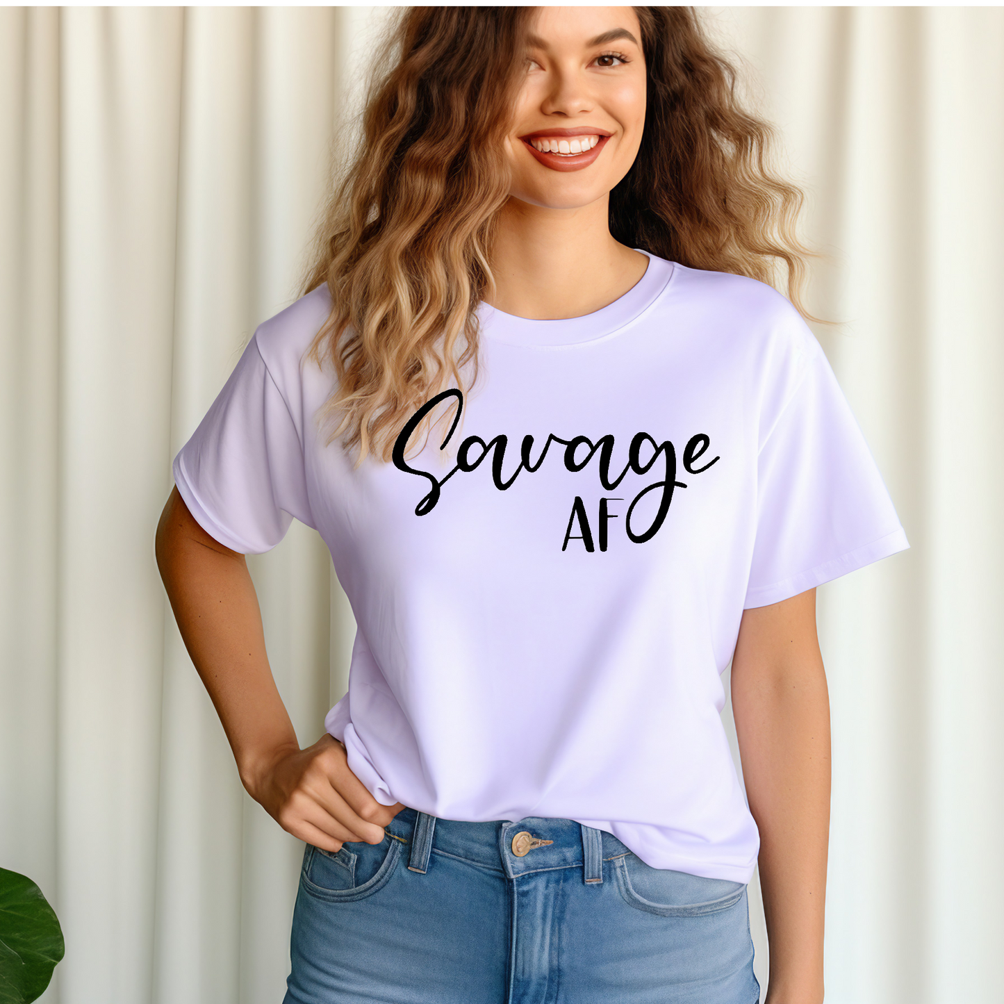 Savage AF Adult Language T-shirt
