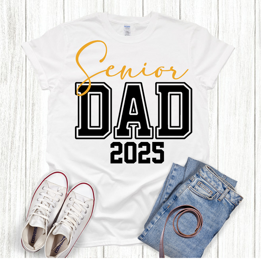 Senior Dad 2025 Graduation T-shirt