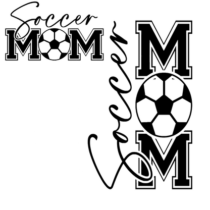 Soccer Mom Sweatshirt Front and back