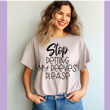 Stop petting my peeves Adult Language T-shirt