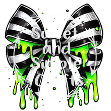 Striped toxic bow DTF Transfer