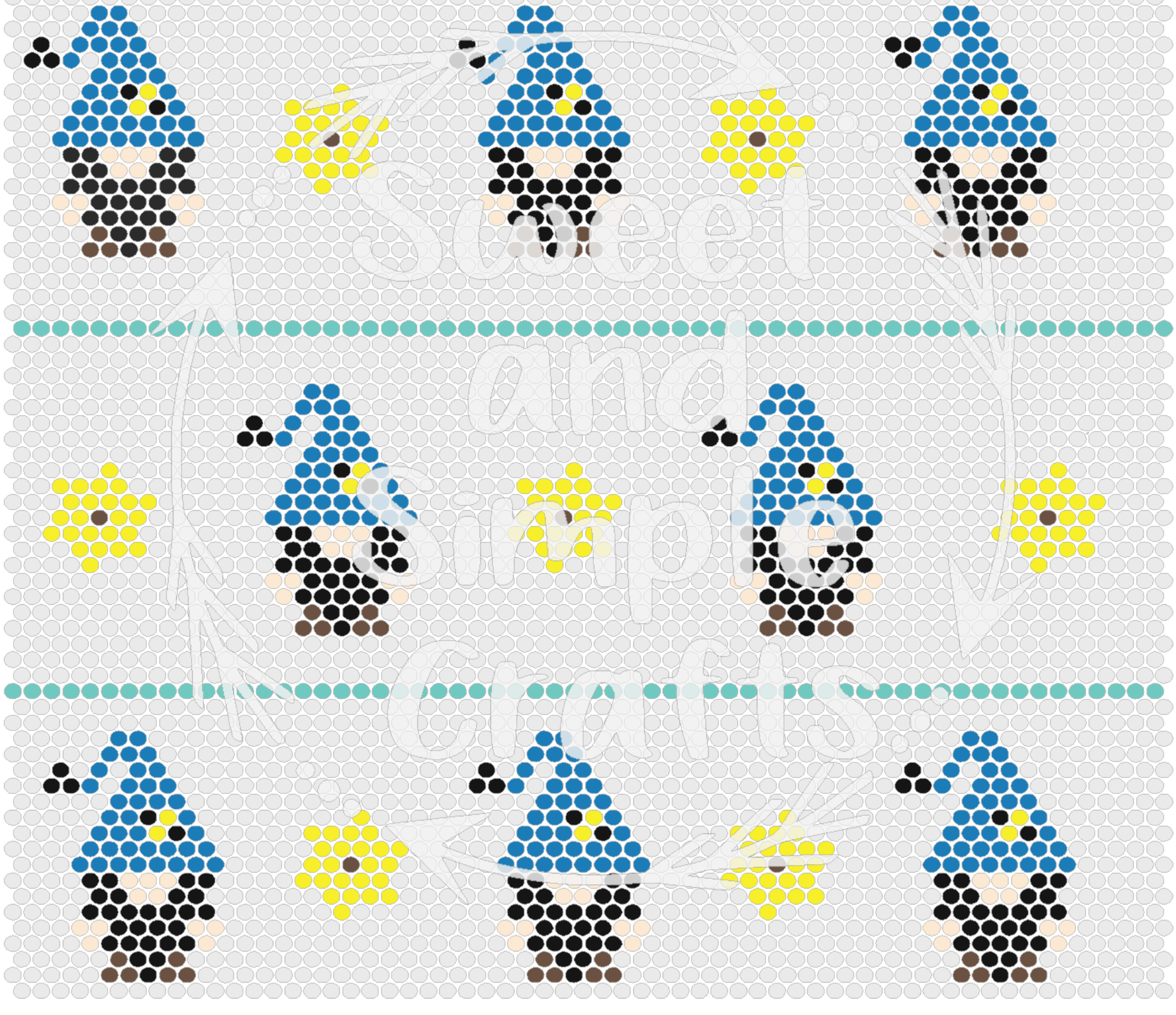 Gnomes ss16 Rhinestone Template – Sweet and Simple Crafts