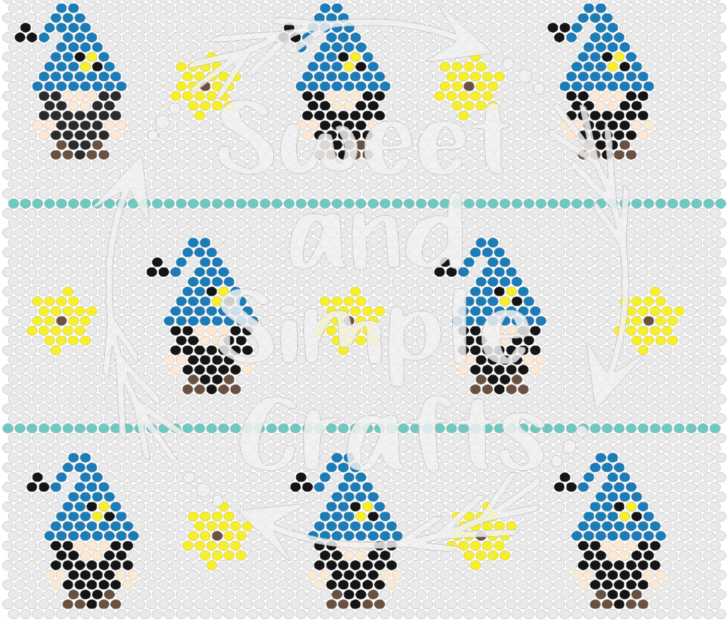 Gnomes ss16 Rhinestone Template