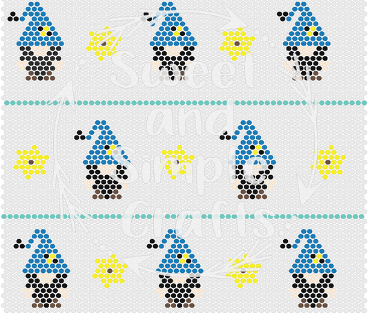 Gnomes ss16 Rhinestone Template