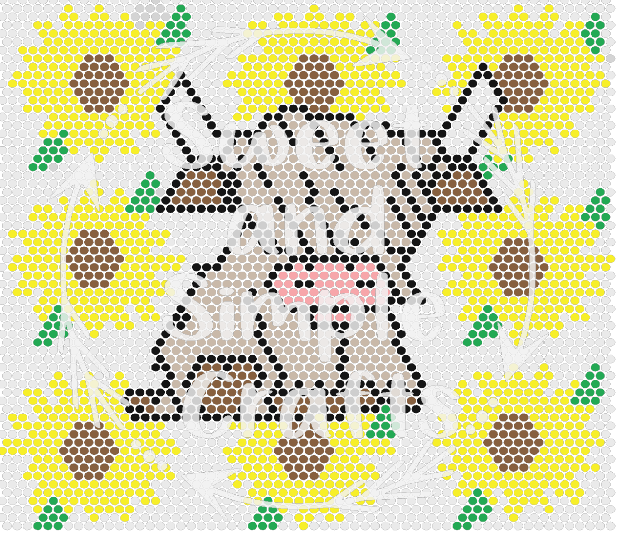 Cow Rhinestone Template Highland Cow ss16 Rhinestone Template – Sweet and Simple Crafts