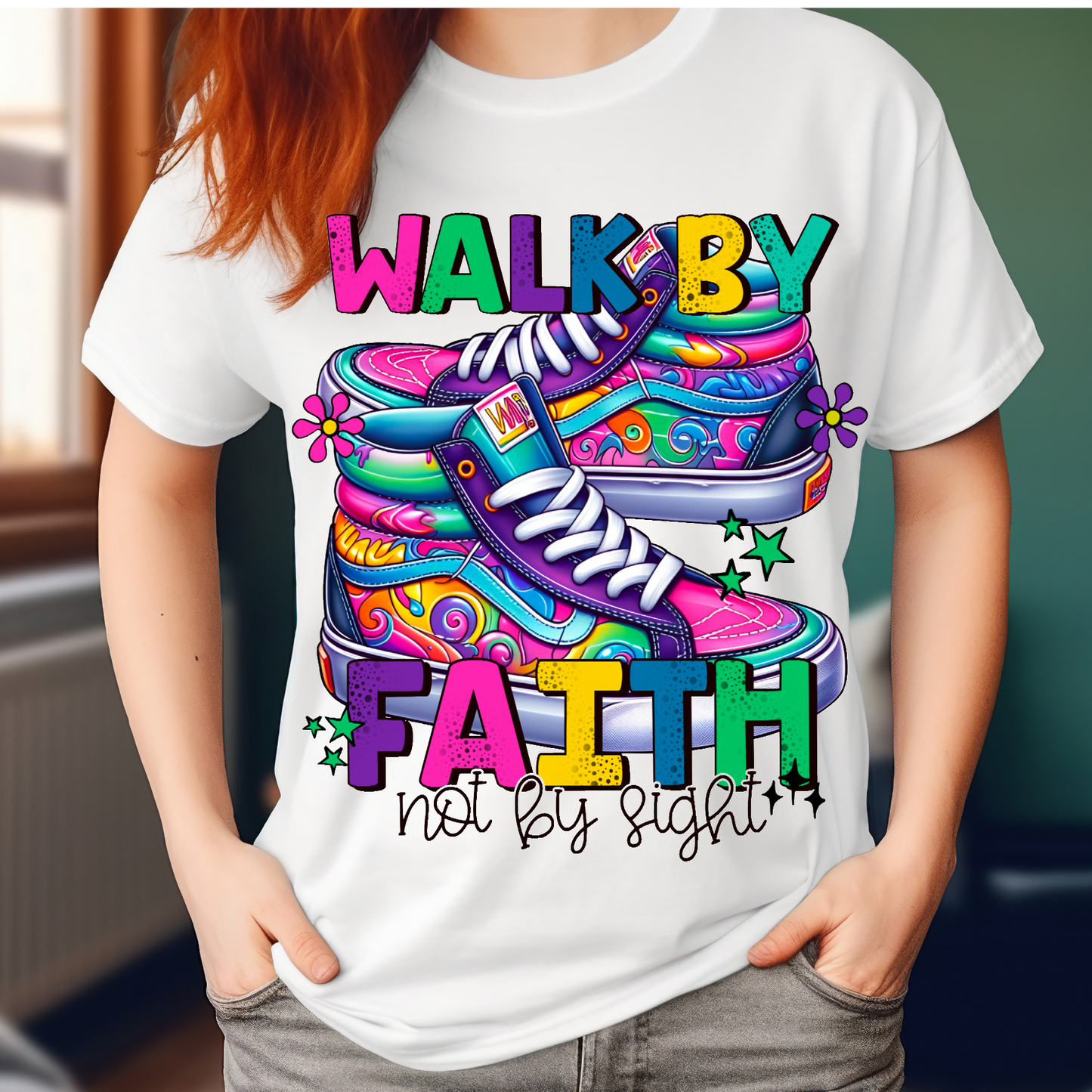 Walk by faith T-shirt