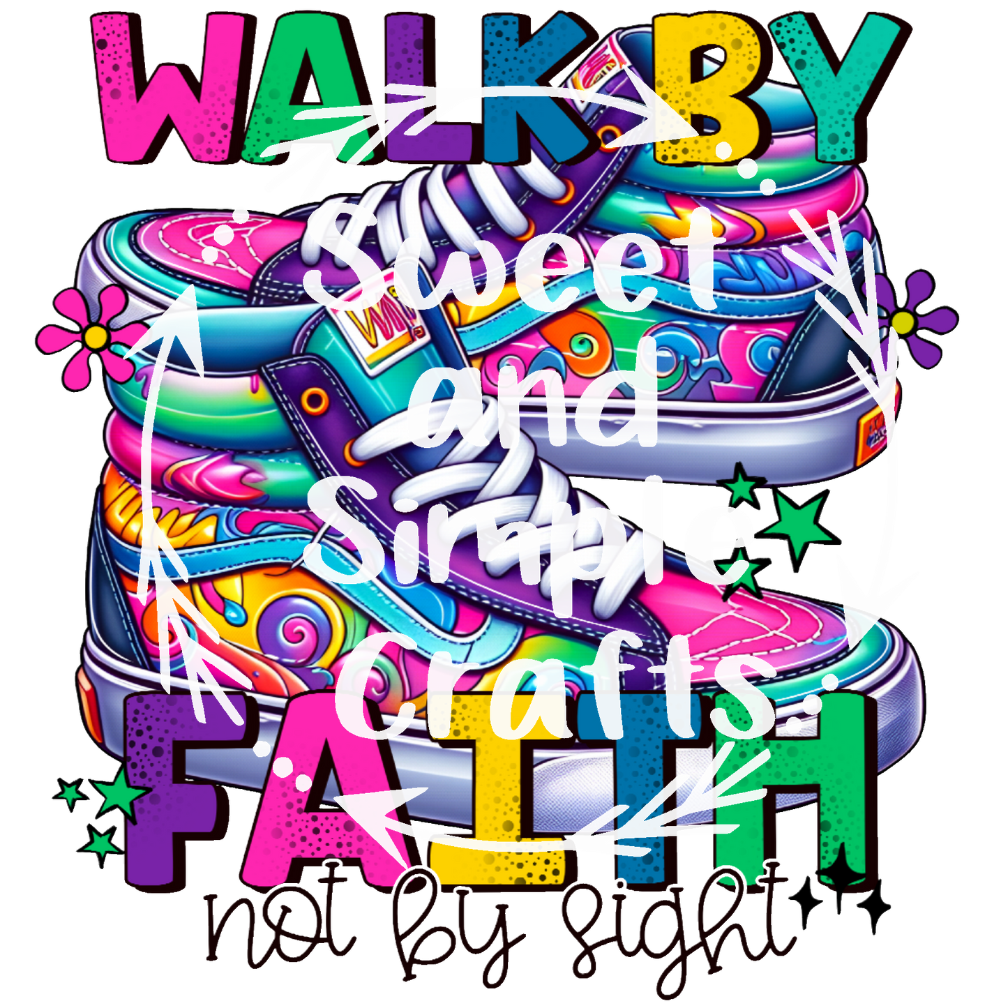 Walk by faith T-shirt