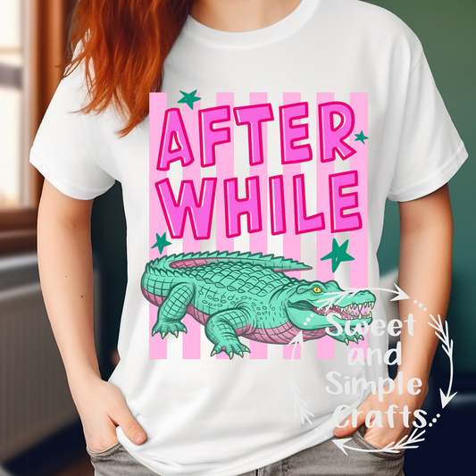 After While crocodile T-shirt