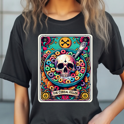 Cereal Killer Adult Language T-shirt